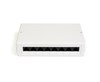 CAT6 Unshielded 8 Ports RJ45 Floor Distributor  White