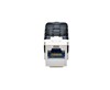 CAT6A UTP Jack Tooless White HZV Series