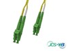 JCS Duplex LCALCA SM LSZH Lead 1M 2mm YL