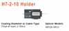 H7210 Fibre Holder 1 PairLeft  Right for KR12A