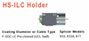 HSILC Right Fibre Holder FSOC LC Precleaved for K33 K33A K11
