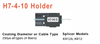 H7410 4F Fibre Holder 1 PairLeft  Right for KR12A
