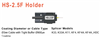 HS25FL Left holder 3mm with 900um fibre holder K33 K33A K11 KF4 KF4A KF4AHDC
