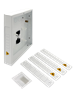 MUTO 260mm x 220mm x 50mm White with Perspex Lid and adaptor plates Meets DCCS V3 Spec
