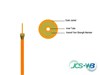 Furcation PVC 3mm For 900um  Orange