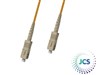 SIMPLEX SCSC OM1 REFGRADE TEST LEAD 2M  3mm ORANGE