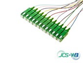 JCS Pigtails SCA 2M SM 900um Coloured 12 Pack