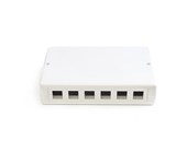 Floor Distributor CP 6 Ports RJ45 Modular  White