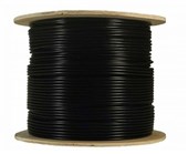 CAT6 UTP 4PAIR UG Gel Filled Black 305M Drum