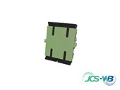 Adaptor SC Duplex Non Flange Green  6 Pack