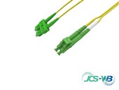 JCS Duplex SCALCA SM LSZH Lead 1M 2mm YL