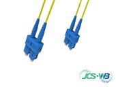 JCS Duplex SCSC SM LSZH Lead 20M 2mm YL