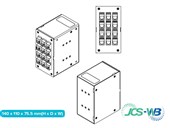 12PORT C6AS COMPACT DINMOUNT ENCLOSURE