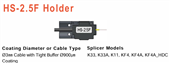 HS25FL Left holder 3mm with 900um fibre holder K33 K33A K11 KF4 KF4A KF4AHDC