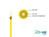 Furcation PVC 3mm For 900um  Yellow